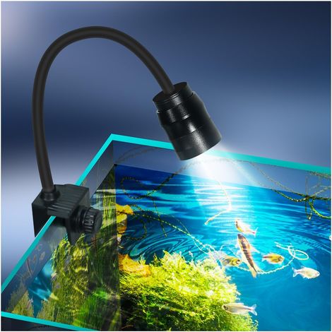 Les lampes d'aquarium à LED, l'éclairage à LED d'aquarium répondent aux exigences de résistance aux hautes températures, de dissipation rapide de la chaleur et d'utilisation durable (bouton fixe) (1/5)
