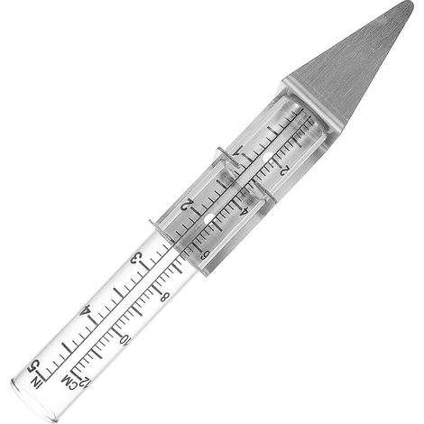 Pluviomètre avec support de montage en acier inoxydable, compatible avec la mesure des précipitations extérieures (1/5)