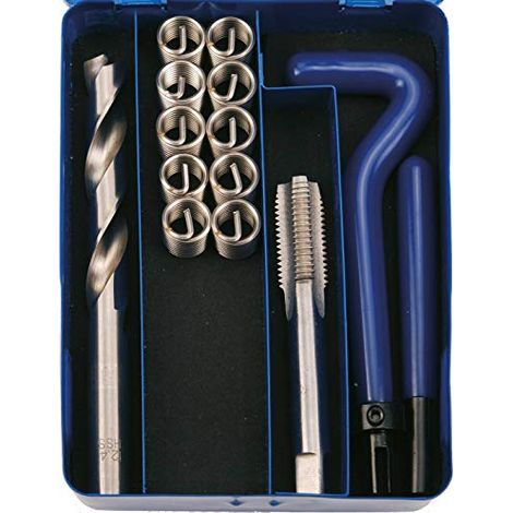 Kit di riparazione filetti BGS M12 x 1,25 14 pezzi - 1959