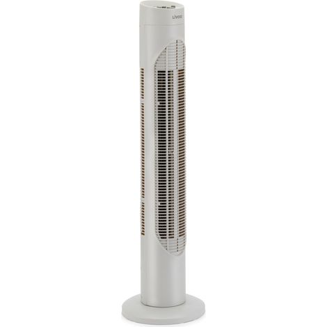 50-w-turmventilator, 3 geschwindigkeitsstufen, cremefarben - Livoo - DOM509C