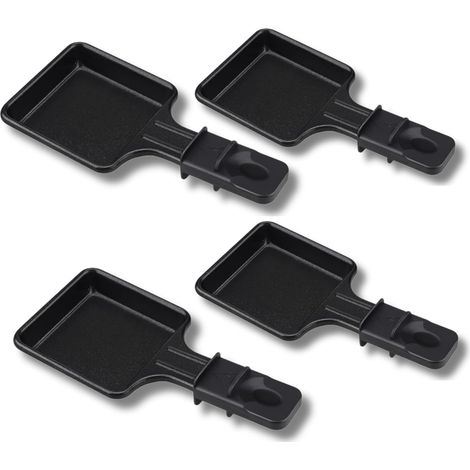 Poêlon à Raclette Carré - Lot de 1 à 12 - Antiadhésif - Compatible Tefal - Design Ergonomique (1/4)