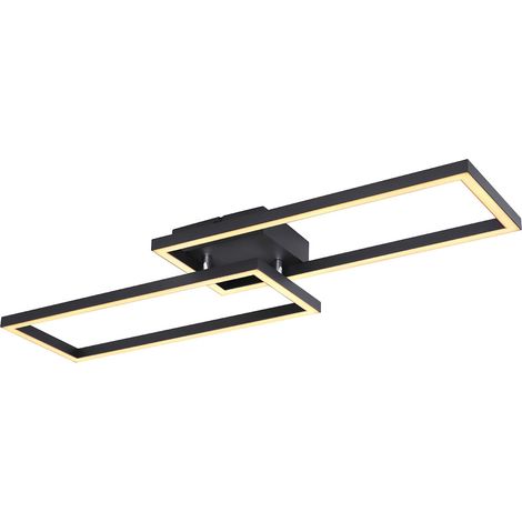 Globo - plafón - Tatjana - negro - metal - LED - 67243-24B