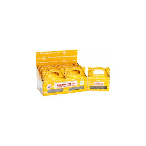 Boîte de - Cône Dhoop à reflux en bois de santal Satya- Vendu par 1