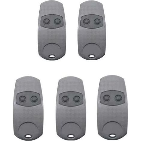 – Pack de 5 télécommandes Came TOP432EE – 2 canaux – Fréquence 433,92 MHz – Portée 50-100 m – Alimentation 2 piles CR2016 (1/3)