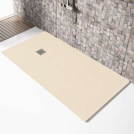 Plato de ducha resina MADISON crema  80x100cm