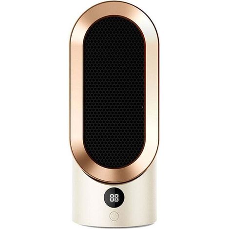 Radiateur soufflant électrique. radiateur portable en céramique 1200 W. chauffage rapide. 2 modes. protection contre la surchauffe et le basculement. radiateur soufflant enfichable pour la maison
