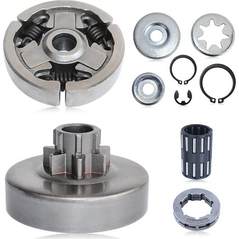 Pour Stihl 038 embrayage, pour Stihl 038 048 MS381 3/8" 7T, 1119 00071003 95129333150 (1/5)