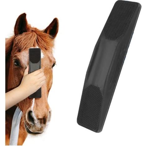 Brosses de Toilettage de Cheval, Brosse de Cheval Massage 6-en-1, Brosse Caoutchouc Chevaux, Le Massage Et Le Soin Pour Enlever Les (1/4)