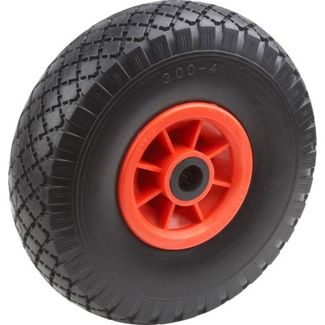Metafranc Pannensicheres Rad Ø 260 mm - PVC-Felge - Typ 3.00 - 4 - 100 kg Tragkraft - Rollenlager (1/4)
