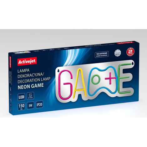 Activejet AJE-NEON GAME iluminación de techo Bombilla(s) no reemplazable(s) LED 5 W (1/3)