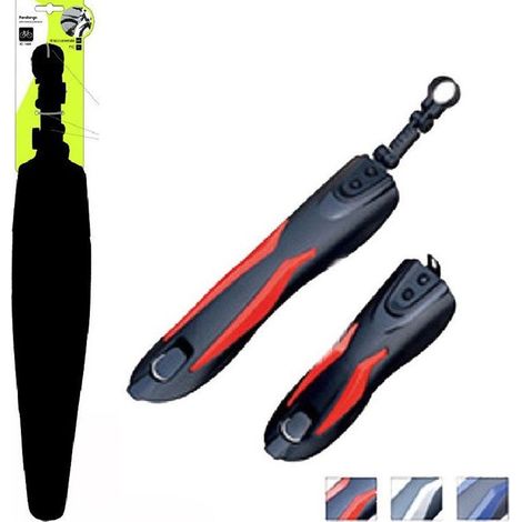 Trade Shop - Set 2pz Parafango In Pvc Anteriore Posteriore Universale Bici Bicicletta Xc-1682 - (1/2)