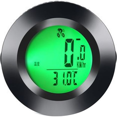 1 Compteur de vélo filaire étanche rétroéclairage 3 couleurs écran LCD pour cyclisme quotidien (1/5)