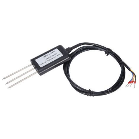 2 in 1 Soil Temperature and Humidity Sensor with 4-20mA Output - Soil Water Content Transmitter - (1/2)