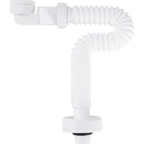 Siphon Lavabo Flexible Evacuation Evier 1 1/4", Extensible de 380 à 930 mm (1/5)