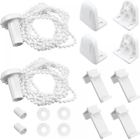 Lot de 2 Mecanisme Store Enrouleur, Accessoires pour Store Enrouleur, Fixation pour Store Enrouleur, Kit de Réparation de Store Enrouleur, Fixation de Rechange pour Store Enrouleur 17mm (1/5)