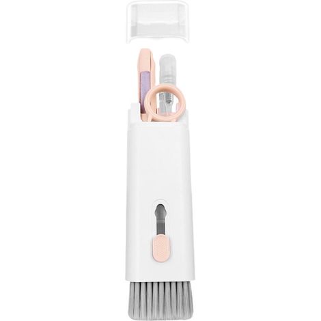 Stylo Nettoyeur 7 en 1 pour Écouteurs Bluetooth, Clavier et Casque - Outil de Nettoyage Portable Multifonction (1/5)