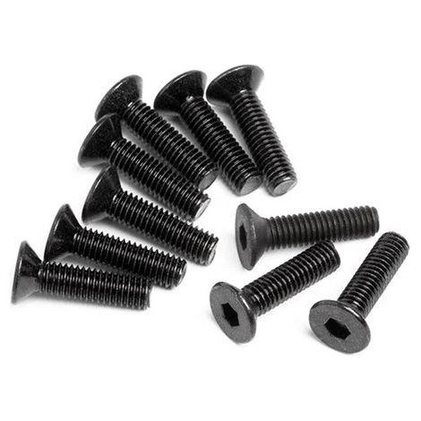 FLAT HEAD SCREW M3x12mm (HEX SOCKET/10pcs)