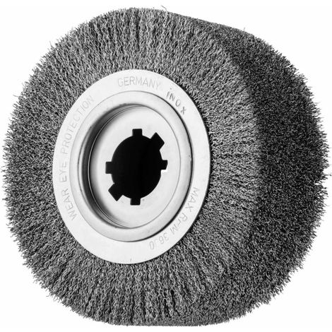 PFERD TOOLS Entgratbürste ungezopft RBU Ø 250x100x50,8 mm Bohrung Edelstahl-Draht-Ø 0,50mm stationär (1/5)