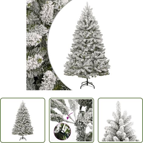 Klappbarer Baum -  Künstlicher Weihnachtsbaum Klappbar Beschneit 180 cm