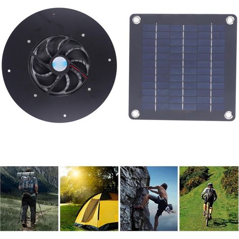 50-W-Solarventilator für Tierzwinger – Belüftung und Kühlung im Außenbereich (1/5)