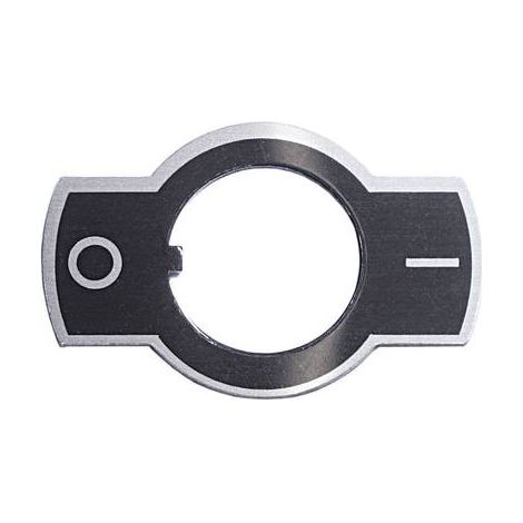APEM U1050 U1050 Plaque signalétique Motif d'impression 0/I noir 1 pc(s) (1/2)