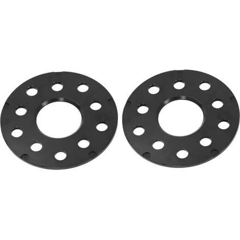 Adatto per due distanziali per mozzo ruota in lega di alluminio da 5 mm, adattatore per foro centrale, per Seat 5x114.3.