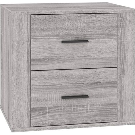 Maison Exclusive - Nachttisch Grau Sonoma 50x39x47 cm
