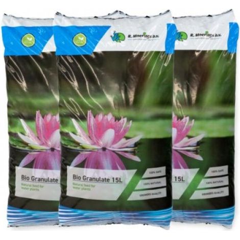 Substrat granuleux pour plantes aquatiques - Moerings Bio Granulate 15L
