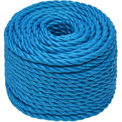 Corda da Lavoro Blu 16 mm 25 m in Polipropilene vidaXL