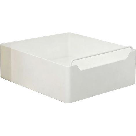 Organisateur de Cabinet, Design Tiroir, Rangement Ajustable, Blanc-b, 20cm (1/2)