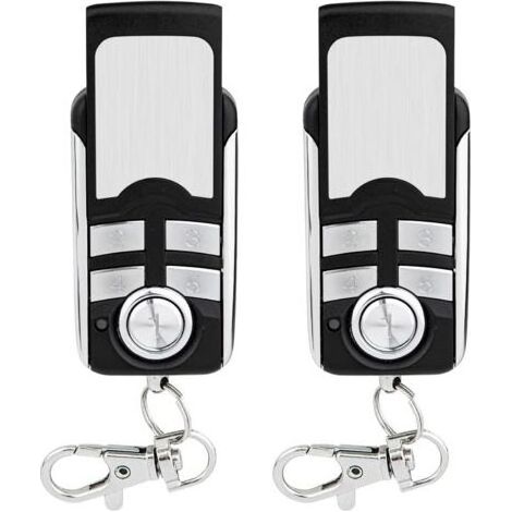 Émetteur portatif Bisecur 868 MHz compatible avec les télécommandes d'ouvre-porte de garage Hormann BS HSE1/HSE2/HSE4/HSE5-868-BS, HS1/HS4/HS5-868-BS, HSS4-868-BS, HSD2-868-BS, HSP4-868-BS, 2 pièces (1/5)