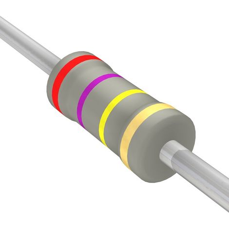 Oxid-Metall-Widerstand 270K 2W 5% Größe 4,2x11mm
