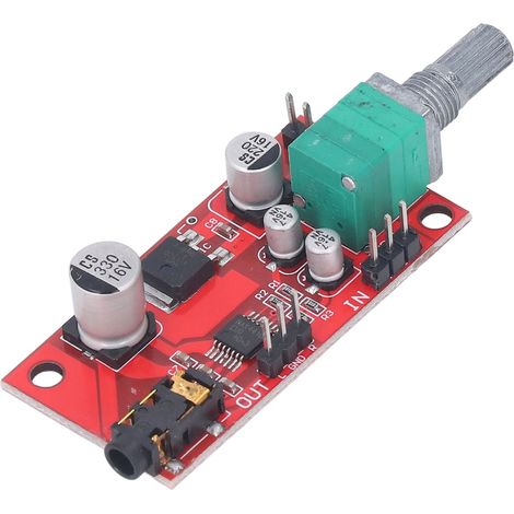 La carte d'amplificateur de casque miniature MAX4410 peut remplacer le préamplificateur d'amplificateur de puissance NE5532 avec DC 3V-12V. (1/5)
