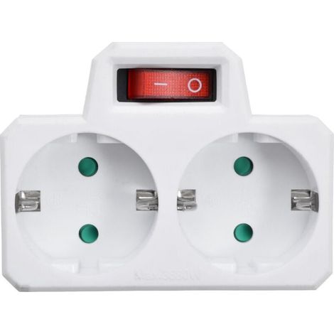 Prise double 440 V 16 A avec interrupteur - Adaptateur secteur standard UE avec interrupteur (1/4)