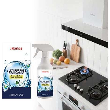 Multifunktionales Reinigungsspray für Küchenfett, Speisereste, Flecken, Seifenreste im Badezimmer und Wasserflecken – 120 ml -- BIEMMEDUE (1/5)