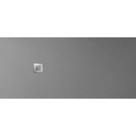 Receveur de douche en marbre de culture MITIA 200x90cm, gris (1/4)