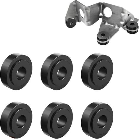 Boccole di supporto del cambio, in lega di alluminio lavorata, compatibili con trasmissioni automatiche 02A 02J 02M 02Q, finitura superficiale anodizzata, codice ricambio: 357 711 798, disponibili dim (1/5)