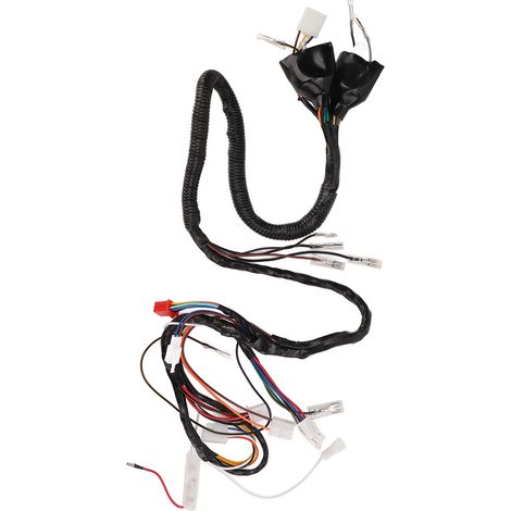 Faisceau électrique complet pour moto, résistant à la chaleur, en ABS et TPU, compatible avec CT100 (tous modèles). (1/5)
