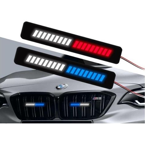Un total de 2 pièces 1 blanc rouge 1 blanc et bleu feu de position LED feu de position latéral LED indicateur de position arrière et avant 12V universel (1/5)