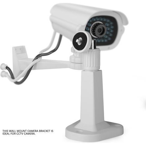 Support mural/plafond ajustable pour caméra de sécurité, installation facile vidéosurveillance. (1/5)