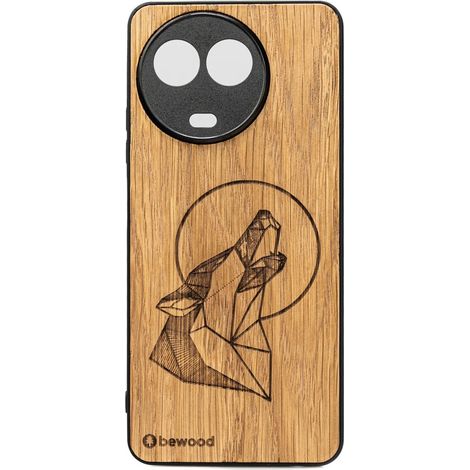 Custodia in legno Bewood per Realme 11 5G QUERCIA LUPO (1/2)