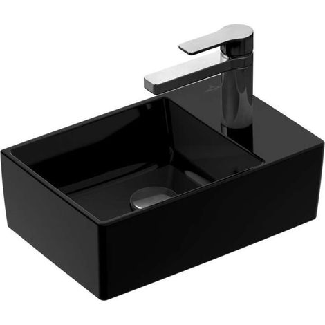 Memento 2.0, Lavabo, 400 x 260 mm, Rettangolare, per rubinetteria monoforo, foro per rubinetteria perforato, senza troppopieno, I modelli senza troppopieno devono essere dotati di piletta non chiudibi (1/2)