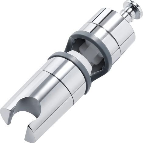 Support Pour Douche À Main - Réglable 20-25 mm - Rotation 360° - Chrome Poli - Pour Barre Ronde - 1 Pièce (1/5)