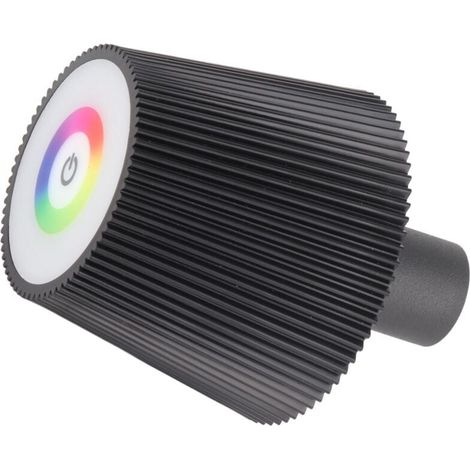 Lampe de Bouteille LED, Charge USB, 4 Modes d'éclairage, Veilleuse sans Fil pour Goulot d'étranglement dans Rayon de 1,2 Pouces (Black) (1/4)