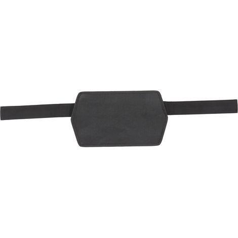 Ceinture de musculation pour le hip thrust, avec haltères, pour exercices de renforcement des fessiers et du pont de hanche (noire).