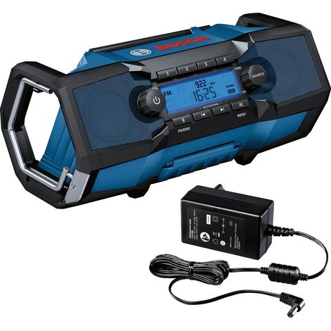 Bosch 18v GBP 18 V-2 C Bluetooth Radio Professional Jobsite Radio FM MP3 + Plug (1/10)