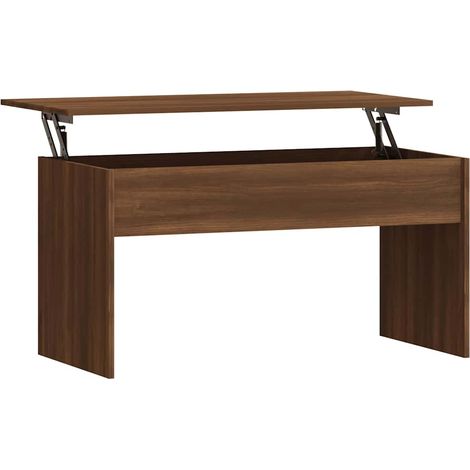 Maison Exclusive - Couchtisch Braun Eichen-Optik 102x50,5x52,5 cm (1/5)