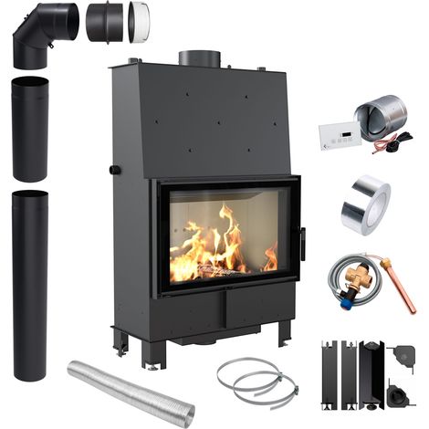 Wasserführender Kamin KRATKI LUCY 16 kW ∅200 Rohre & Montageset (1/5)