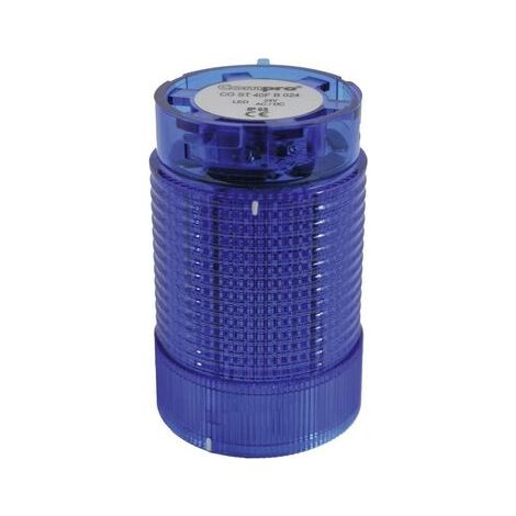 Elément de colonne de signalisation ComPro CO ST 40 BL 024 24 V AC/DC lumière permanente N/A IP65 1 pc(s) S63849 (1/4)