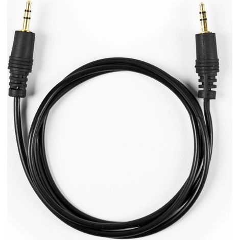 Ekon 3.5mm male-male câble audio 0,5 m 3,5mm Noir